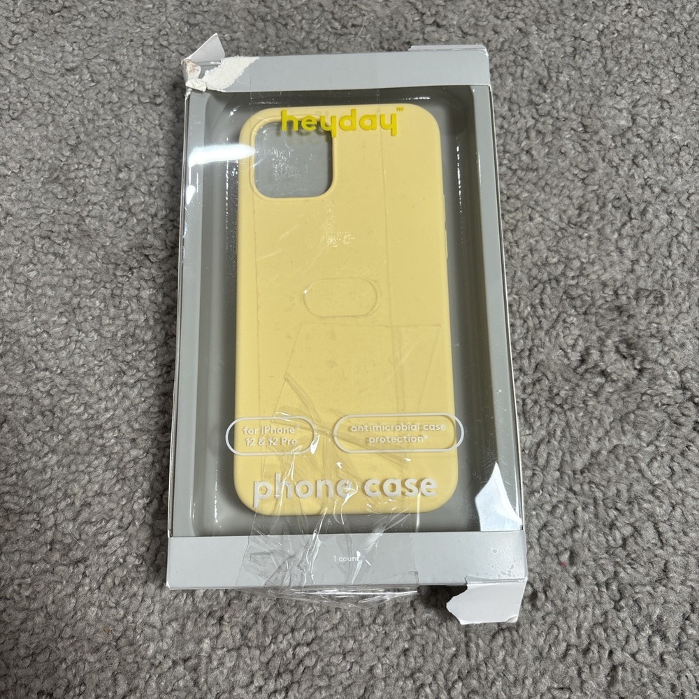 Heyday Apple iPhone 12‎ iPhone 12 Pro Case - Mist Yellow